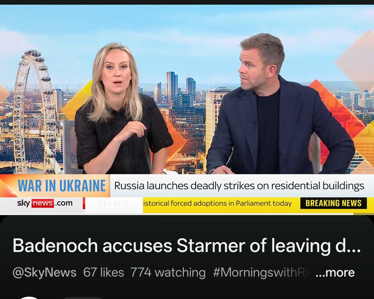 frontlinekit's tweet photo. ❗❗❗30 fucking seconds.

@SkyNews a European capital city gets hit by hundreds of missiles and drones, children dead, hundreds more injured and you give it 30 fucking seconds of your time.

I'm pissed, cover the fucking war. https://t.co/wsQcNDLs1N
