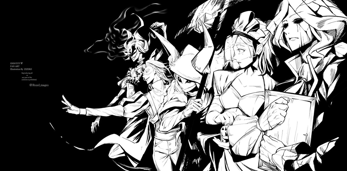 Rozel_mages's tweet photo. 双子組
＊作曲家は除いてます

#第五人格 https://t.co/JdfZ03yM2f