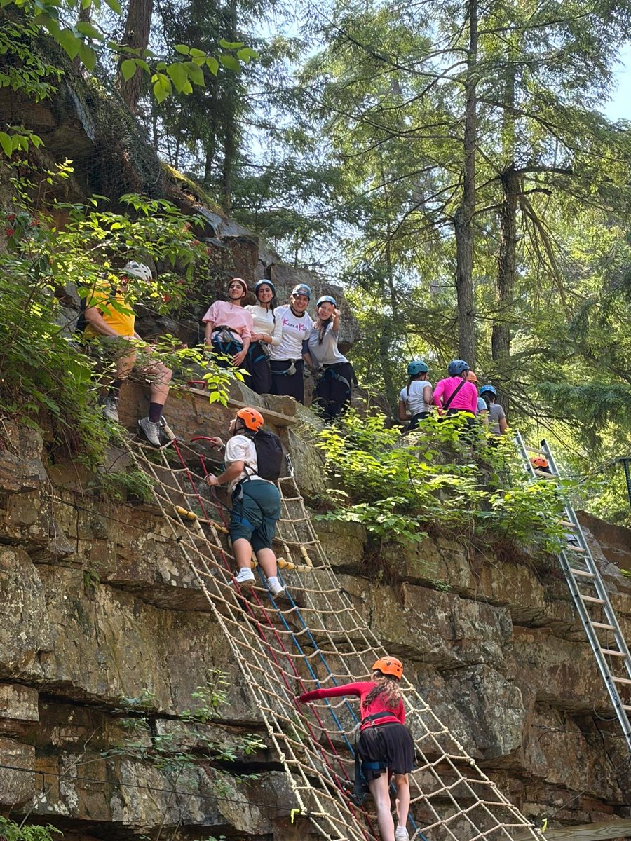 Kars4kids's tweet photo. Graduation isn't the finish line—it's the starting point.

DiscoverU helps young adults prepare for what's next, one unforgettable experience at a time.

Yesterday's adventure at Ausable Chasm challenged campers to climb higher, trust themselves, and cheer each other on.

#Kars4Kids #DiscoverU #TheZone