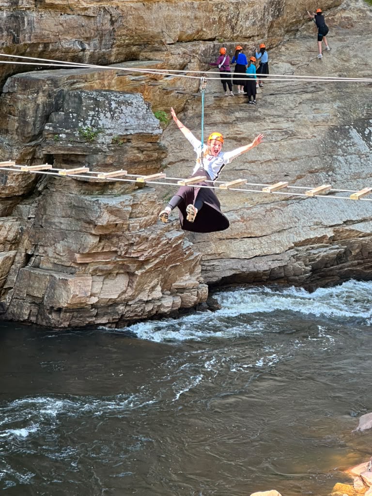 Kars4kids's tweet photo. Graduation isn't the finish line—it's the starting point.

DiscoverU helps young adults prepare for what's next, one unforgettable experience at a time.

Yesterday's adventure at Ausable Chasm challenged campers to climb higher, trust themselves, and cheer each other on.

#Kars4Kids #DiscoverU #TheZone