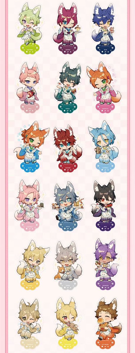 nuku_torihiki's tweet photo. 【共同購入】あんスタ 中国 7月グッズ 花鏡茶歇アクリルスタンド

譲
お好きな枠

求
アクスタ:550円前後+送料
背景アクスタ:650円前後+送料

個数とキャラを明記ください。ご購入数よっては直送にて対応します。 https://t.co/Md4xcqwvla