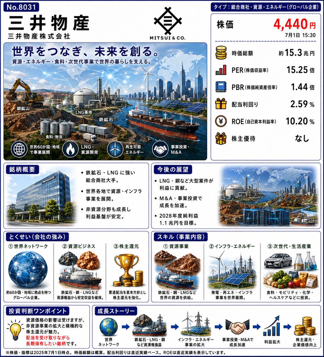 8kunMad's tweet photo. 三井物産と丸紅の株式、米バークシャーが買い増し　保有比率10％超に
あなたが気になる銘柄はなんですか？
図鑑作ります‼️
コメントで募集中です✨ https://t.co/vb4qv2IIDK