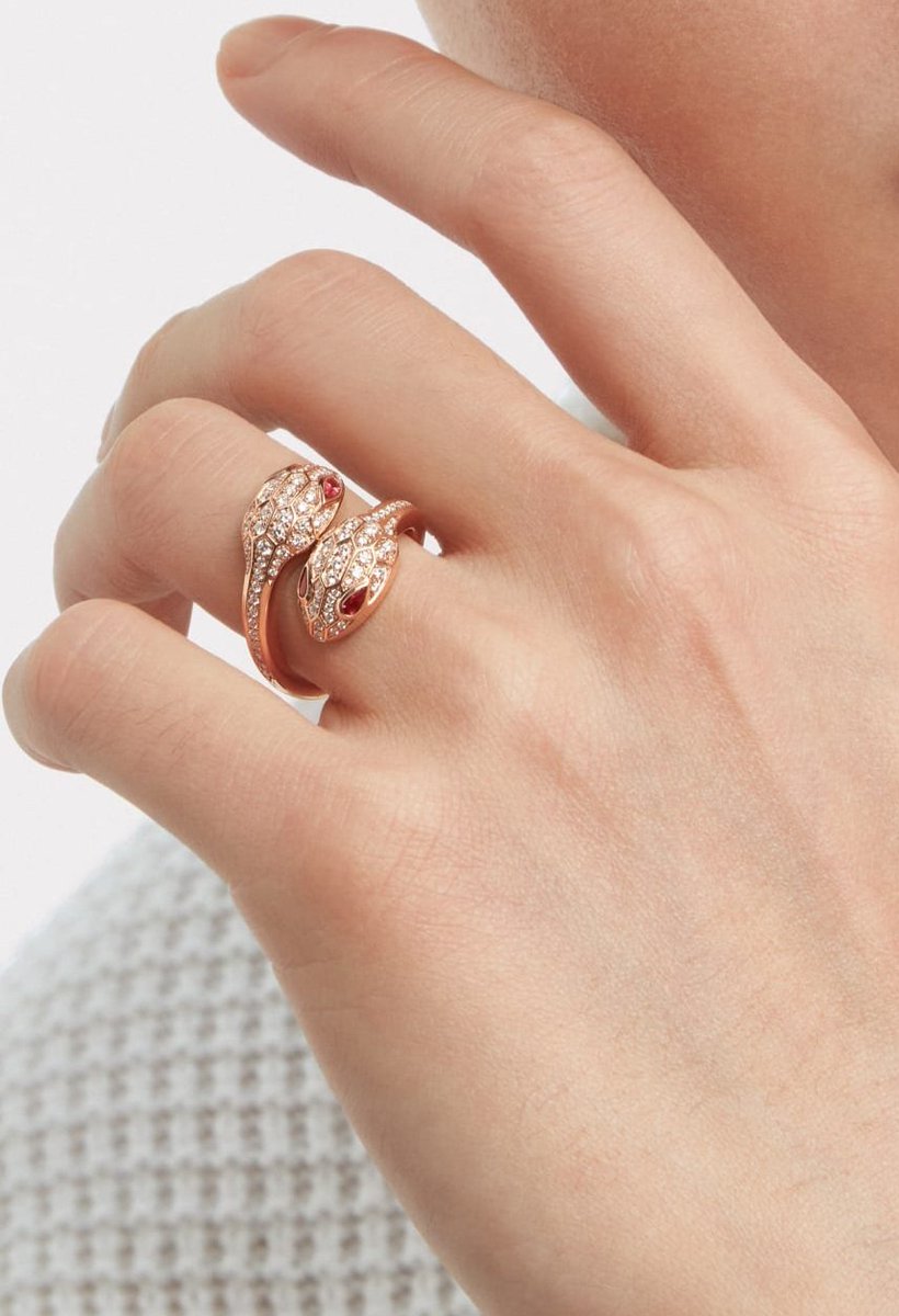 jinyuu1981's tweet photo. 世界三大ジュエリー「BVLGARI」
「水の神」である蛇をモチーフにした指輪
妖艶で美しくて蛇好きの僕にはたまらない https://t.co/nhgyczYQkF
