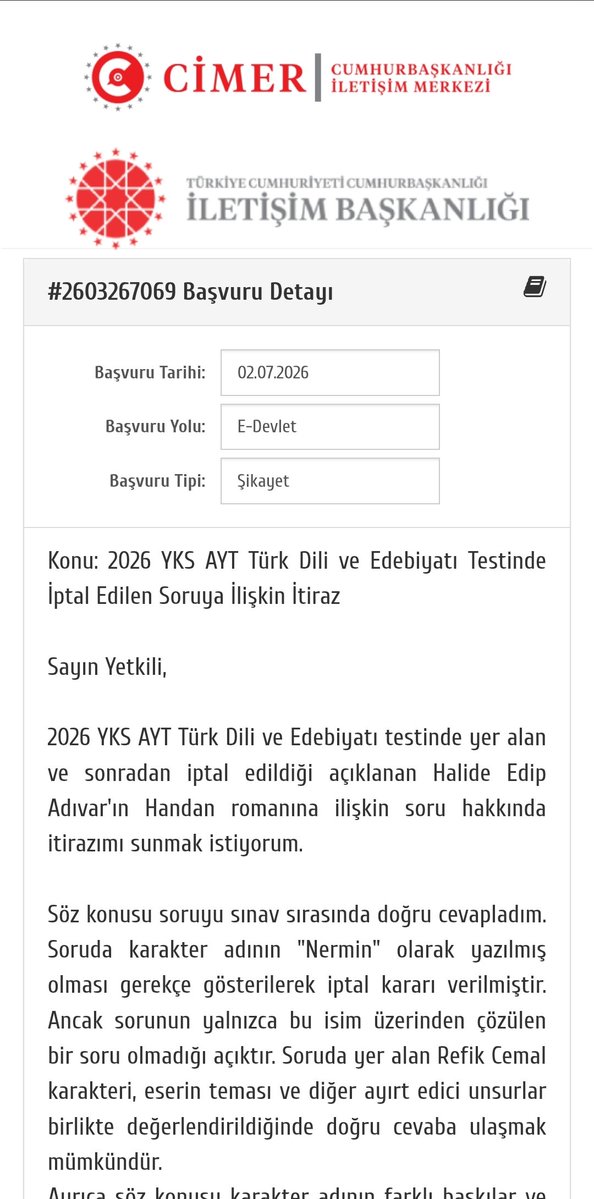shaokawaa's tweet photo. Gidip şikayette bulundum, kullandığım metni isteyene iletirim. Lütfen siz de sessiz kalmayın özellikle hakkına girilen ea ve sözel sayfa. Handan sorusunda hakkımı sonuna dek arayacağım #ösym #yks2026 #ayt26 https://t.co/AyuCAHdaul