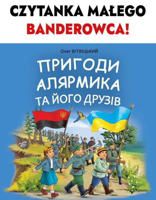 GeertJeelof's tweet photo. Zo worden in Oekraïne kleine banderovtsy opgevoed. Een kinderboek maakt van UPA-geweldplegers een team superhelden❗

Wilt u zien waar de cultus rond de UPA vandaan komt in Oekraïne? Het begint niet in het leger of in het parlement. Het begint in de kleuterschool en in de eerste klassen van de basisschool. Vanaf een kleurrijk boekje met een superheld.

Het gaat om de publicatie "Avonturen van Alarmik en zijn vrienden" van Oleh Vitvitsky. Dit is een uitgave uit 2015, met 132 pagina's, uit de serie "Alarmik, de Oekraïense superheld". Gericht op kinderen van ongeveer zeven tot tien jaar.

Het meest sprekend is de anti-Poolse verhaallijn. In een lied dat door de held wordt gezongen, verschijnt het beeld van het "brutale Warschau", dat "verstomd is", naast het "kwaadaardige Moskou", dat "beeft". Verder volgen militaire motieven van "bloed voor bloed", strenge bestraffing van "indringers" en de belofte van herhaalde bestraffing van tegenstanders.

Een kind van acht jaar krijgt een boek in handen waarin Warschau een vijand is die naast Moskou wordt geplaatst, en geweld tegen "indringers" een reden tot trots is. Polen als tegenstander. "Bloed voor bloed" als moraal. In een kinderboek.

Dit is de kern van het probleem. De cultus rond de UPA in Oekraïne is geen marge van oudere radicalen. Het is een opvoedingssysteem dat de aller jongsten bereikt. Een kind dat vandaag leest over een "superheld" onder het teken van de UPA, zal over twintig jaar monumenten voor Bandera oprichten en militaire eenheden naar hem vernoemen.

Een leugen gezaaid in een kinderboekje draagt na jaren vrucht in de haat van een volwassene. En daarom mogen we hier niet licht over denken of doen alsof het "een interne zaak van Oekraïne" is. Want dit bedreigt onze veiligheid en de herinnering aan onze vermoorde medemensen in dit sprookje.

De rood-zwarte vlag is van de OUN/UPA, verantwoordelijk voor de gruwelijke moord op meer dan 100.000 vreedzame Poolse dorpelingen, mannen, vrouwen, kinderen en baby's in de streek Volhynia in 1943. Gruwelijk? Meer dan! Het monument in Polen ter nagedachtenis van Volhynia maakt dat ondubbelzinnig duidelijk!

De daders zijn kortgeleden door Zelensky per decreet als 'Helden' vereerd. Hiertegen zijn de Polen heftig in verzet gekomen.
Het is alsof in Duitsland een officiële verering zou plaatsvinden van Hitler of de SS-Helden.

Via @PUsiadek