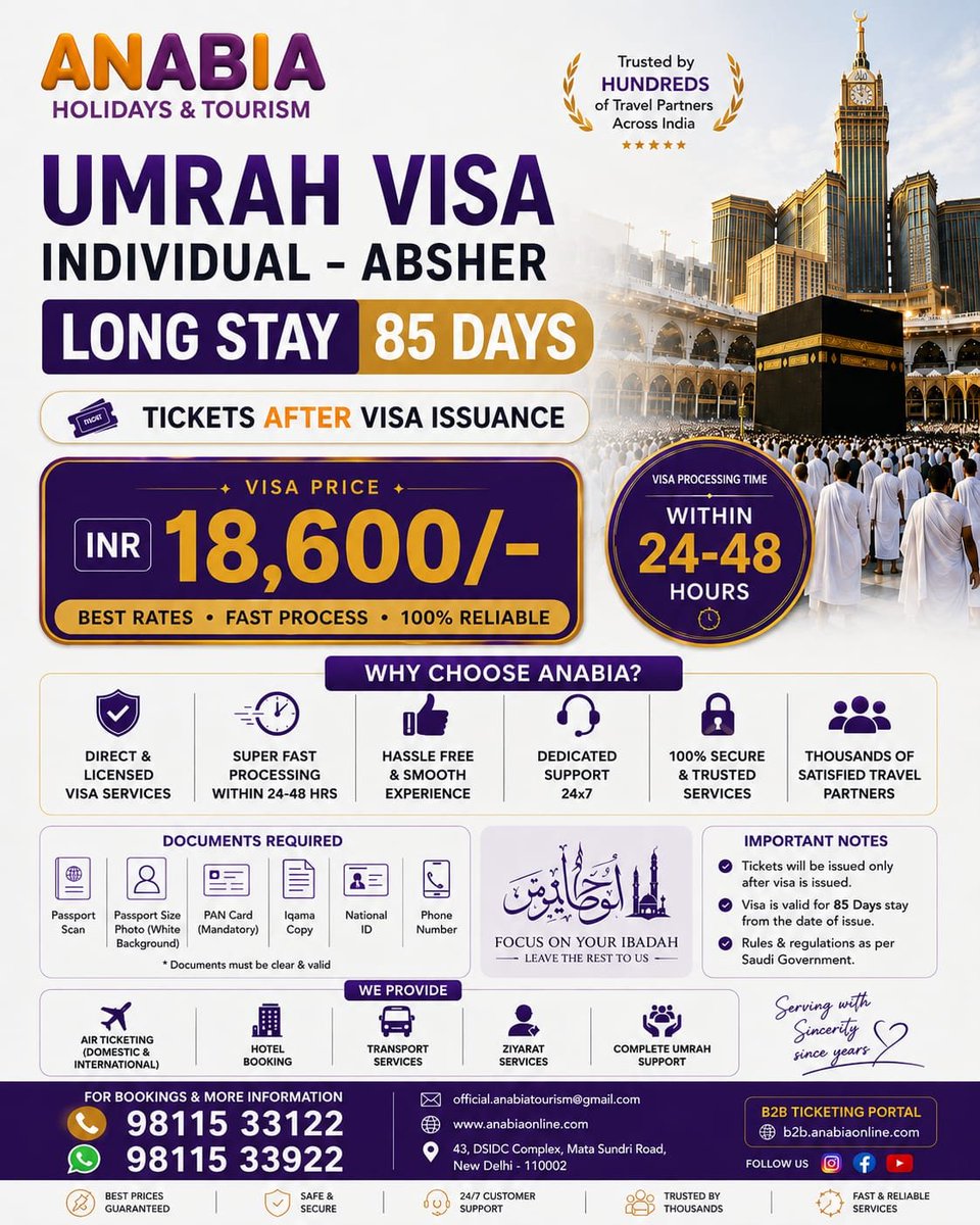 AanasBhat's tweet photo. Today's Special Price for Longstay Absher - Without Tickets and Same Day Posting and Requests https://t.co/xe6LG0TCUh