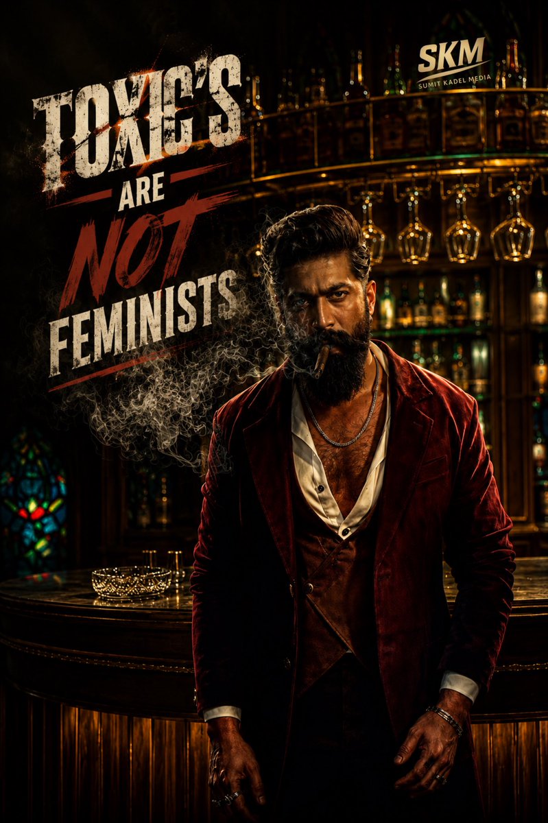 SumitkadeI's tweet photo. One of the best things about the #Toxic promotions is that Yash’s character is being presented exactly as the title promises ,a truly toxic personality.

Yesterday’s Ladies and Ladies promo set social media on fire, yet some people are expecting feminist traits from a character literally called Toxic. That’s quite amusing.

Glad the makers and #Yash are ignoring the noise instead of watering down the character. I hope this performance gives Indian cinema a bold, unapologetic anti-hero unlike anything we’ve seen before.

#ToxicMovie