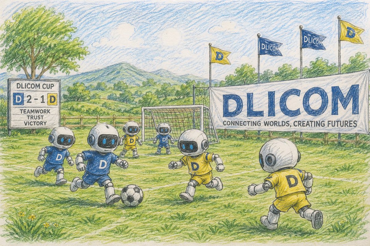 RomjanPower72's tweet photo. Every great journey begins with teamwork, learning, and having fun together. Just like these little Dlicom robots enjoying football in a beautiful green field, let's continue to grow stronger as one community.
Every pass builds trust. Every goal reflects dedication. Every day is a new opportunity to learn, contribute, and move forward together.
Proud to be part of this amazing journey with @DlicomApp ! 🚀
Let's keep supporting each other and build a brighter future together.
#Dlicom #Teamwork #Community #Innovation #Web3 #Crypto #Future #PlayTogether #GrowTogether #Success