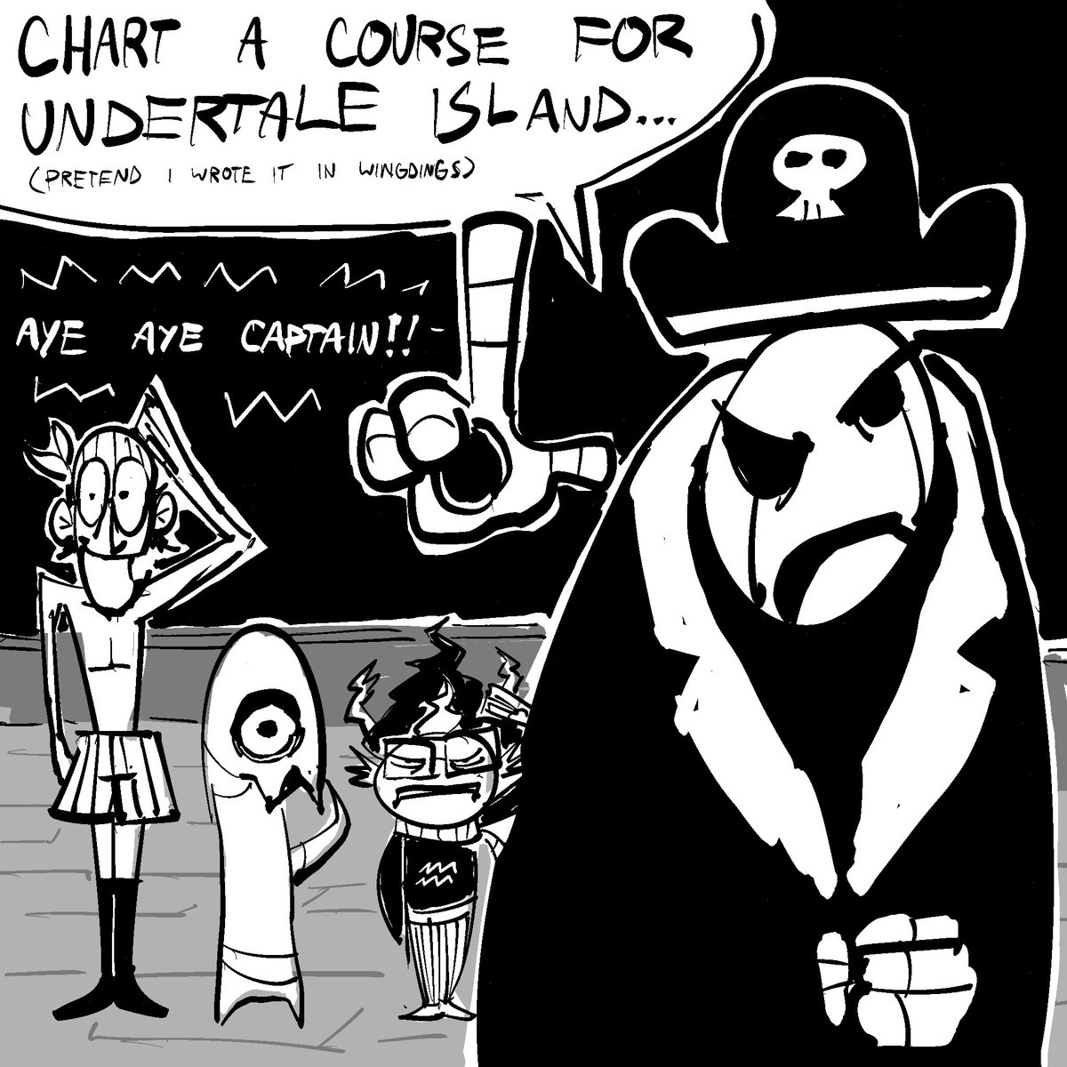 RainingKetchup's tweet photo. Oh no! WD Gaster is hungry and is going to eat me https://t.co/VUlyYk6BdM