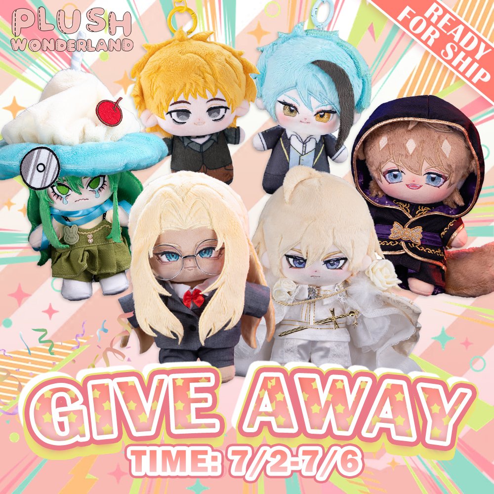 WonderlandPlush's tweet photo. 🎉 GIVEAWAY TIME🎉
We'll pick 𝟭 lucky winner who gets to choose ANY new plushie they love!🎁
Ready to test your luck?

👇 How to Join:
- Follow us
- Like, comment &amp; tag 1 friend
- Share this post

💖 Giveaway Time: 7/2-7/6
#giveaway #plush #twst #hellsing #yttd https://t.co/TrYQisl4QE