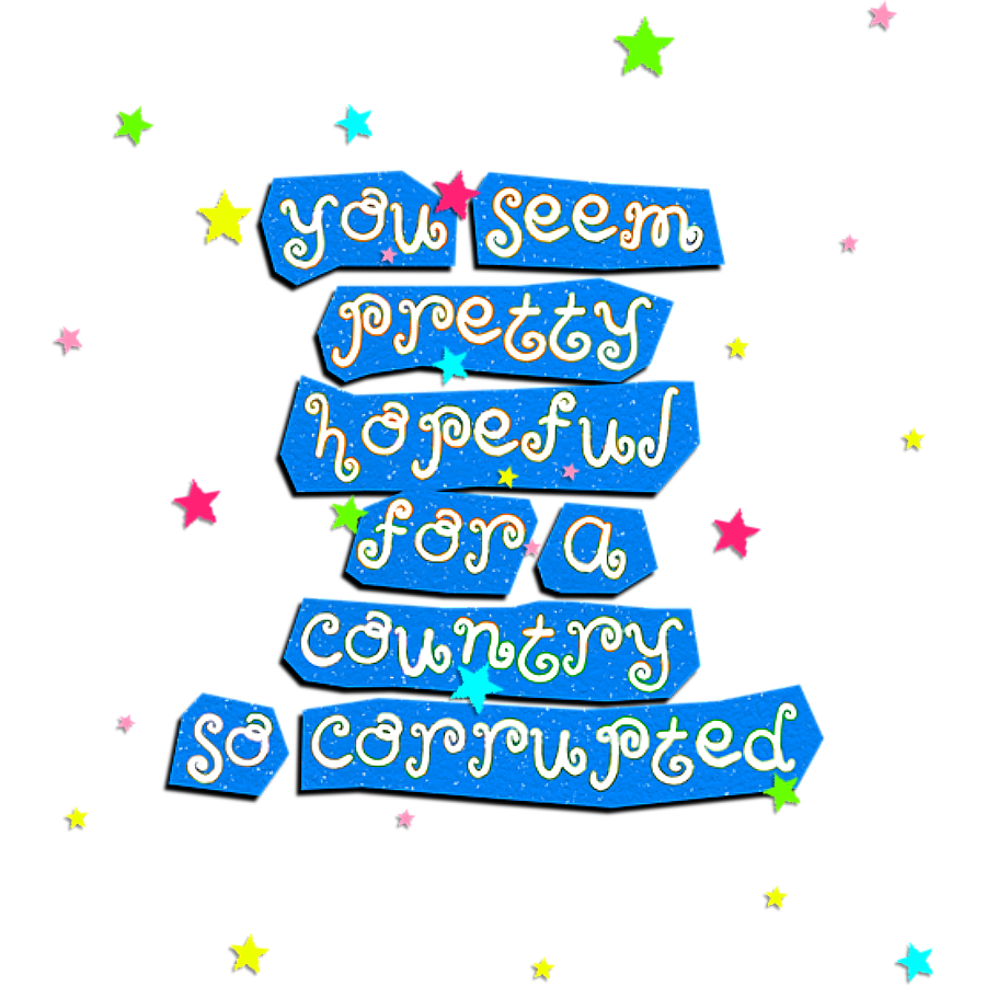 biskyowo's tweet photo. ˙⋆✮  you  seem  pretty  hopeful  for a  country  so  corrupted  (  ᵒ̴̶̷̥́ ·̫ ᵒ̴̶̷̣̥̀  ) https://t.co/4PbPdSmMXy