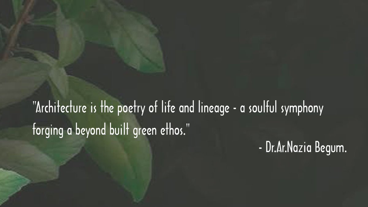 NaziaArchives's tweet photo. #sustainablearchitecture #architecture #womenarchitects #womenempoweringwomen #womaninconstruction #womeninarchitecture #goodreads #qoutes https://t.co/L9miAsdO5q
