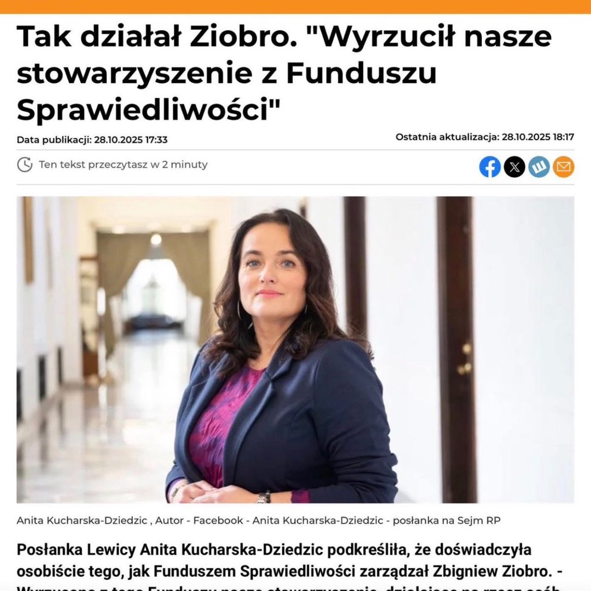 DariuszMatecki's tweet photo. Stowarzyszenie założone przez poseł Lewicy dostaje pieniądze z Funduszu Sprawiedliwości. Na stronie Stowarzyszenia to właśnie ona jest non stop promowana. I to właśnie o to chodziło w atakach na Fundusz Sprawiedliwości - pieniądze mają płynąć szerokim strumieniem do organizacji wspierających aborcję, LGBT, lewicę. 

Czy będą krzyki oburzonych liberalnych mediów?
