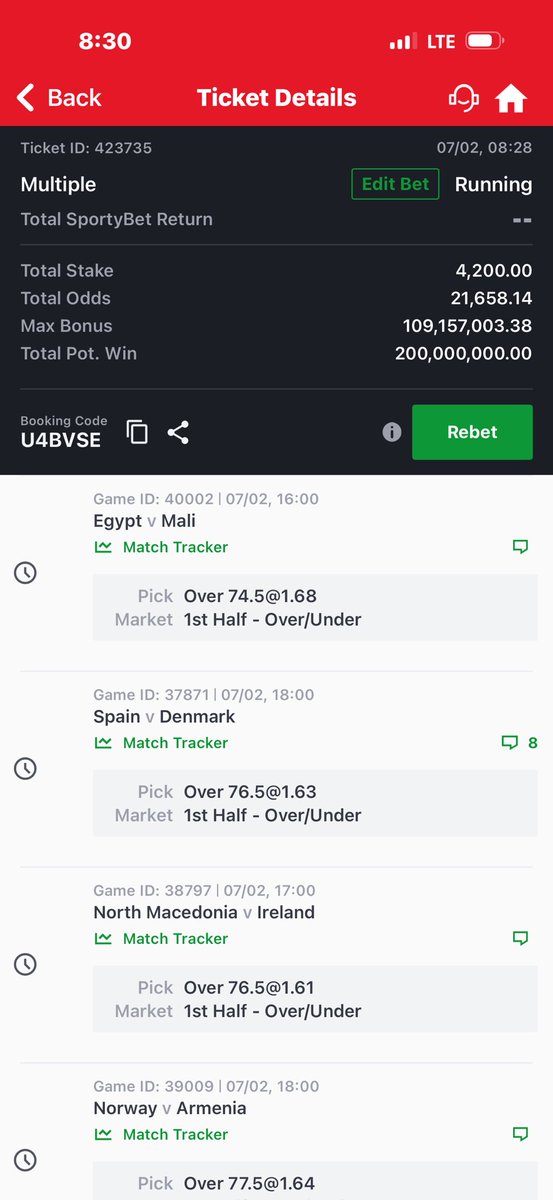 Dc_Sunnyfresh's tweet photo. BB 21.6K ODDS HT OVER 21/21  🤯 💥 

U4BVSE.21.6K              GU1S4T. 518..✍️ https://t.co/hy8xZZRqtk