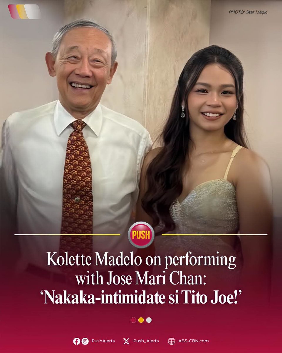 MobajeyPlay24's tweet photo. Pinoy grit. Pinoy talent. 🇵🇭
KOLETTE + Tito Joe 🎤
‘Nakaka-intimidate si Tito Joe!’ 😂
But she showed up anyway. ✨
FB ↓ https://t.co/sSgMTxo8QF
#KoletteMadelo #PUSHAlerts https://t.co/P28nVssyyh