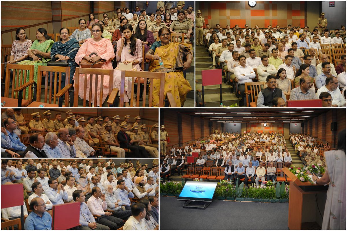 SouthCgst's tweet photo. On 01.07.2026, CGST Ahmedabad South comm’te under the guidance of Sh Sanjay Bansal, Pr Comm. celebrated nine years of successful implementation of the landmark tax reform of GST. Various Trade associations, prominent taxpayers &amp; officers were felicitated by Chief Comm Sh S K Mall https://t.co/Rtp538nbUD