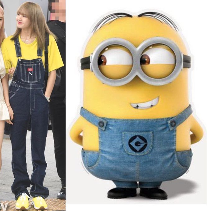 WORLDMUSICAWARD's tweet photo. #LISA is featured in new post on the Minions Instagram account! 👏💃💥👁️👁️🔵🟡🌐👑💛

“ba-ba-ba-bananas for lalalalisa! Minions &amp; Monsters is now playing in theaters.” https://t.co/Xem6jjBFuR