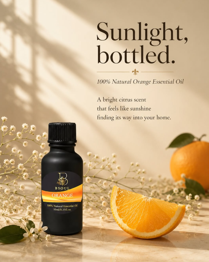 officialbsoul's tweet photo. A little sunshine goes a long way. 🍊

Bright, fresh, and naturally uplifting—our Orange Essential Oil brings a refreshing touch to your space.

Explore the collection at https://t.co/4sxq86N4bT https://t.co/5IXv0Z0L7L