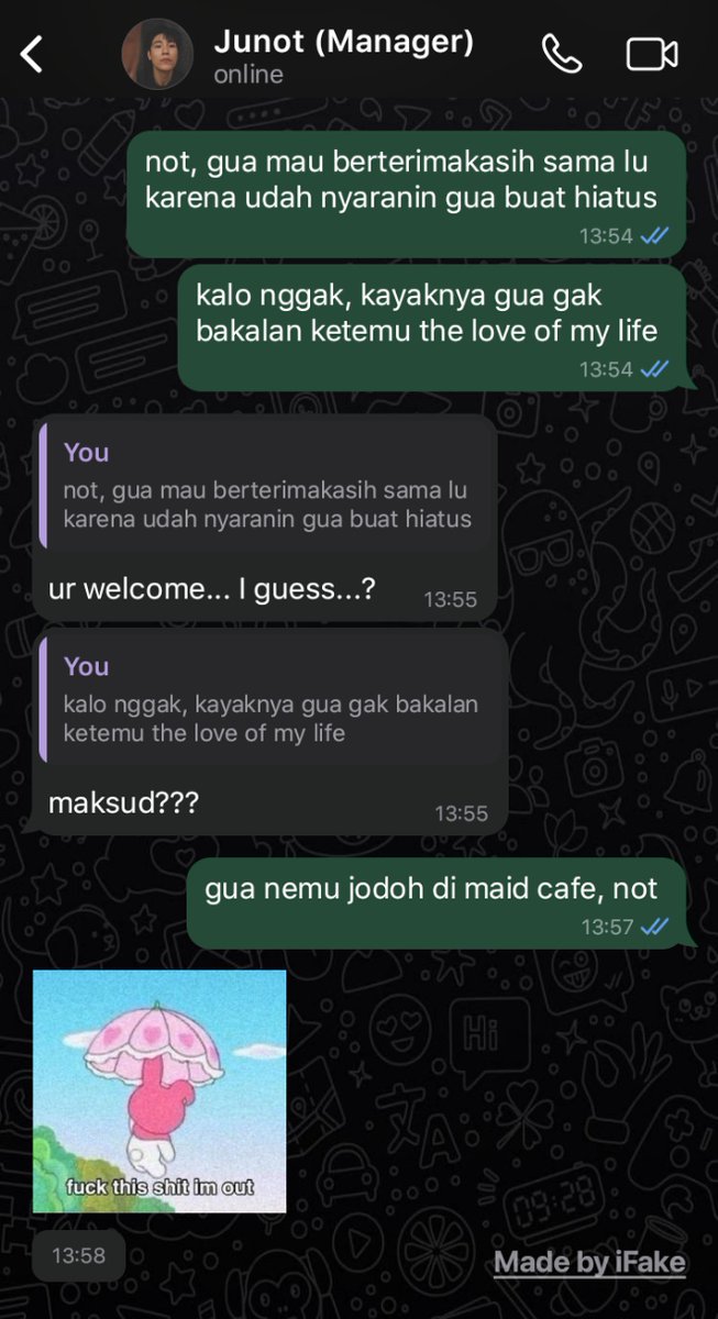 kuucngmgs_'s tweet photo. js prompt au: vtuber x fanartist

ketika hiatus membawa berkah. j, org dibalik vtuber 2jt subs, gak pernah kepikiran kalo dia bisa jatuh cinta sama salah satu part timer di maid cafe, s. yg ternyata juga fanartist favoritenya.

(1/2) https://t.co/BpBqxiSeHz