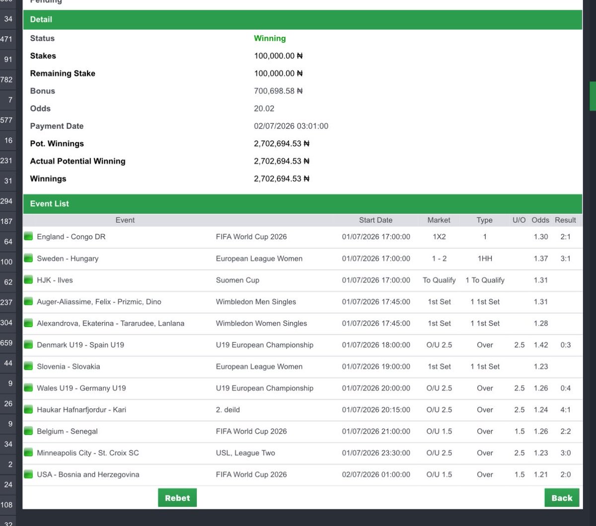 cindy_blog's tweet photo. Waking up to 2.7M Grand Audit on BET9JA ✅✅✅✅✅✅✅✅✅✅

Starting the month with a win 💃🏾💃🏾💃🏾 https://t.co/ppCqPJbfxv