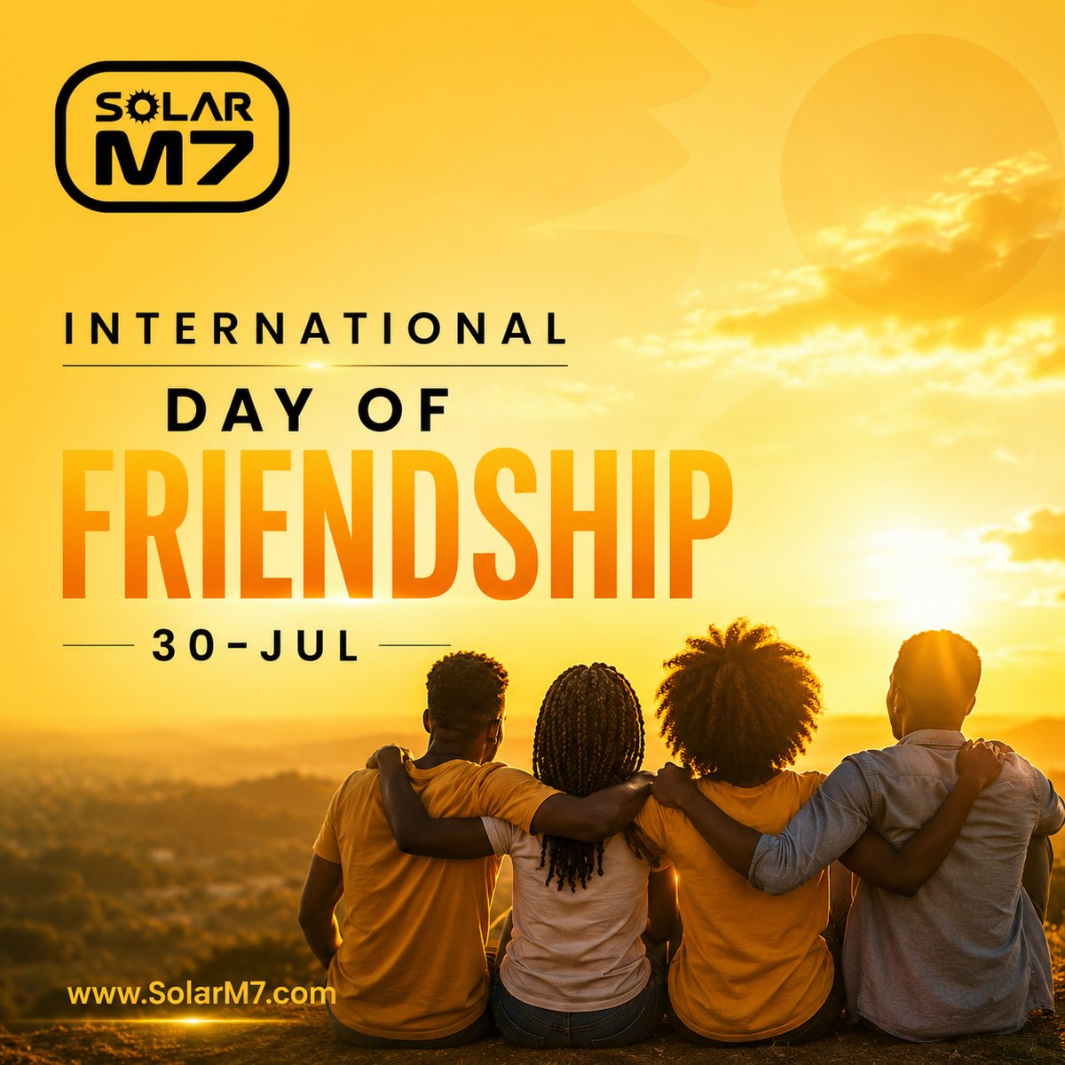 100DaysofSolar's tweet photo. Friendship is the light that warms our journey. On International Day of Friendship, let’s celebrate unity and togetherness.

#FriendshipDay #SolarM7 https://t.co/RJPdNZbTEa