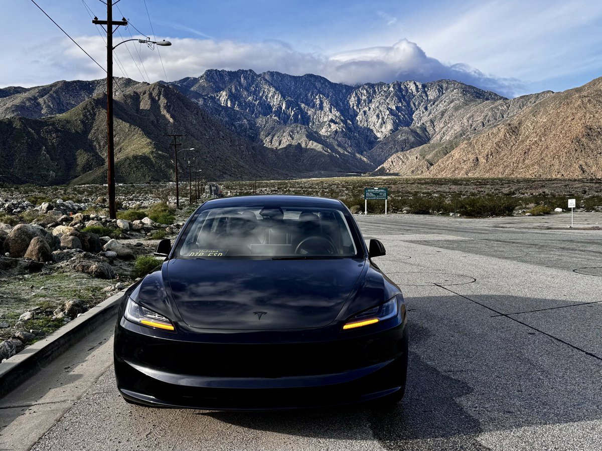davidtphung's tweet photo. happy 23rd born day tesla. i’m so grateful, FSD has changed the car experience forever, and cheers to many more adventures ahead WITH @DTPFSD (yes, FSD’d all the way to @StarbaseTX for test flight 07 in 2025 WITH my parents) https://t.co/PaWjFBN5x0