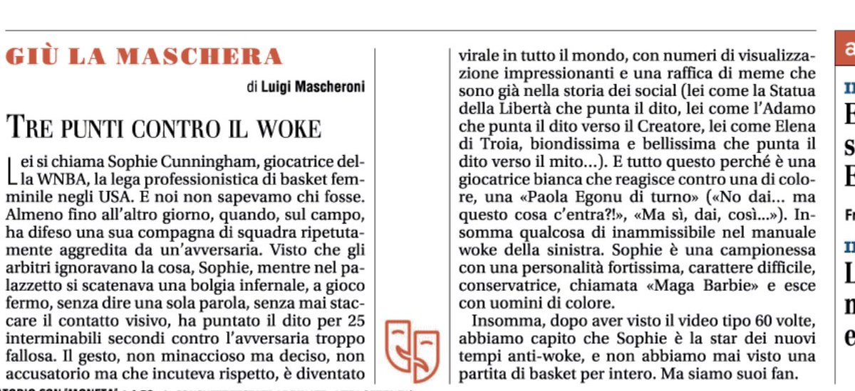 LuigiMascheroni's tweet photo. Mi sono innamorato di Sophie Cunningham https://t.co/1FJhraqvaU