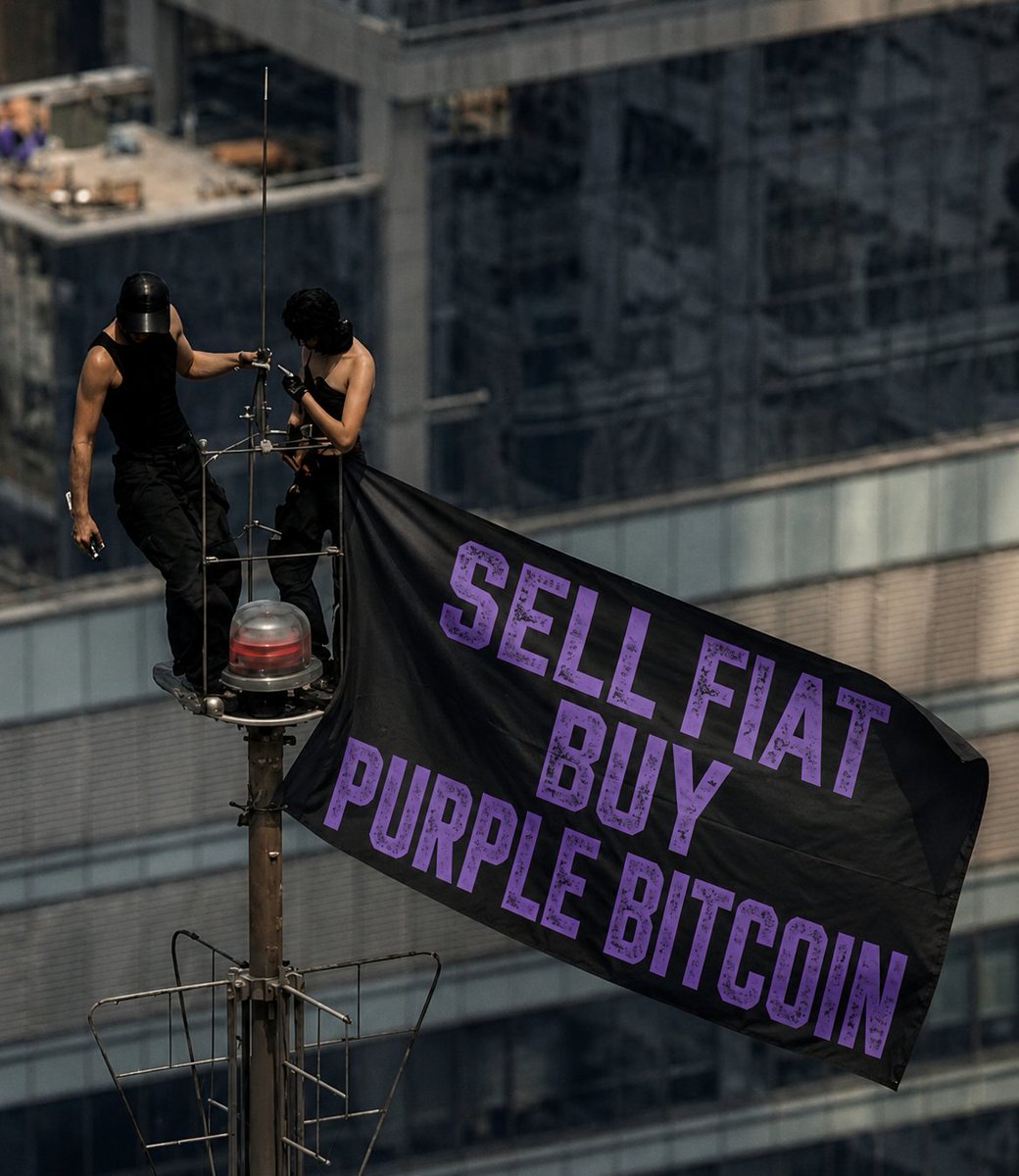 purple_bitcoin_'s tweet photo. GM CT! 💜 https://t.co/L93pq08kRY