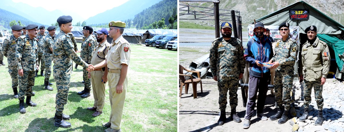 seikh1999's tweet photo. Operational readiness, anti-sabotage measures, disaster response and pilgrim support were reviewed by DG BSF Shri Praveen Kumar, IPS during his visit to the Shri Amarnath Ji Yatra route. #SANJY2026 #YatraSecurity #ENGDRC https://t.co/ByhntaUxGz