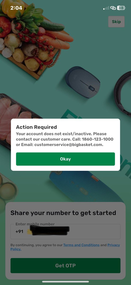 MuthuNadarr's tweet photo. My @bigbasket_com experience has been shocking A defect product refund was credited to my Bb wallet then my account was permanently deactivated, blocking my ₹344 balance. Support says it can’t be reactivated and I still haven’t received my money#BigBasket #CustomerRights 
#scam https://t.co/o12ID8fLy6
