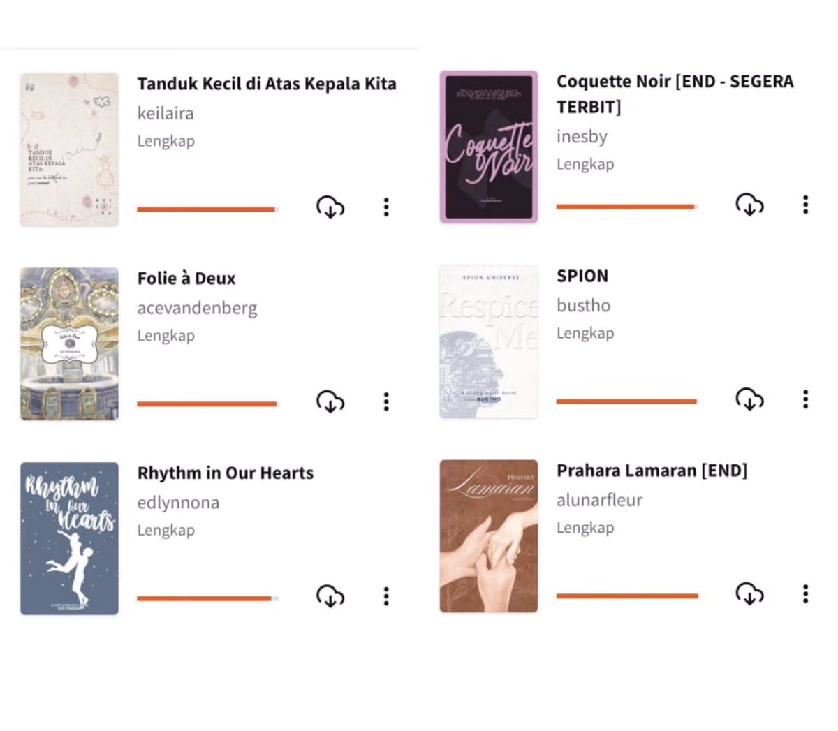 wattpadmenfess_'s tweet photo. june was great because i found these 6!! suka bangett sama penulisan yg punya karakter &amp; plotnya rapi kek giniii. these 6 are must reads, u guys need to read them too 😍😍❤️

plsss, spill juga dong /wp/ yg worth it banget buat next read (prefer yg end ya!!!) https://t.co/tckFiJvown
