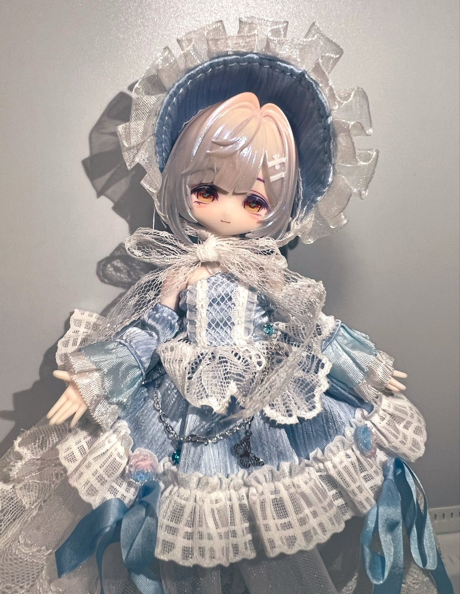 sakura__Doll's tweet photo. 届いたー！可愛い！
そう、このお洋服を見せたくて！ドール垢を作ったのですー！

めっちゃ似合う、写真より実物のが可愛い。
#霧青の花嫁 https://t.co/XfLSB9OqX3