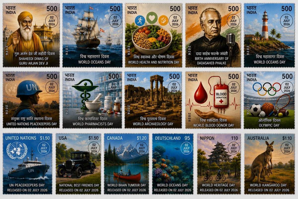 asharprashant's tweet photo. Today ( 02 July) in the history of stamps including birth and death anniversaries

Click on the link below for more details

https://t.co/dKD5kBoJmi https://t.co/8HKBNdVta9