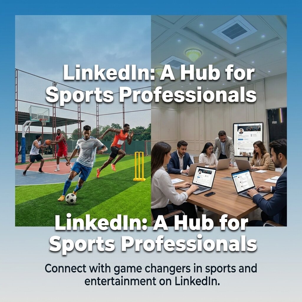 PlayNThriveSA's tweet photo. Think LinkedIn is just for desk jobs? 🤔🏟️ It’s where game changers in sports and entertainment connect, from arena managers to event hosts. Unlock collaborations and showcase your arena’s energy beyond the field! #SportsBusiness #Networking #ArenaLife https://t.co/eXq3w7ZxNn