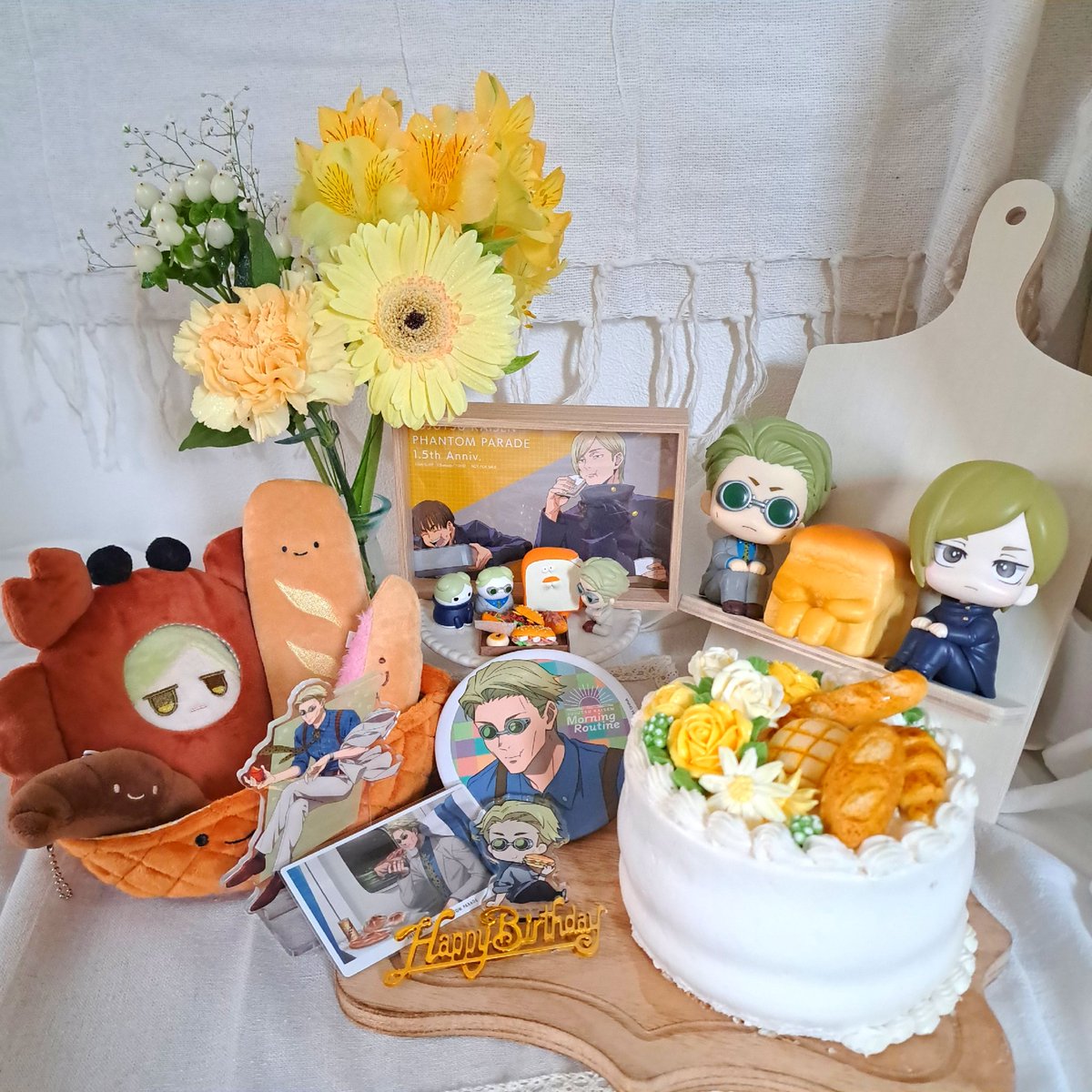 yuku_no3's tweet photo. 🍞🥖🥐🥨🥐🥯🍞🥖🥨🥨🥖🍞

               ℍ𝕒𝕡𝕡𝕪 𝔹𝕚𝕣𝕥𝕙𝕕𝕒𝕪

               𝕂𝔼ℕ𝕋𝕆 ℕ𝔸ℕ𝔸𝕄𝕀

 🍞🥖🥐🥨🥐🥯🍞🥖🥨🥨🥖🍞

#七海建人生誕祭2026
#七海建人誕生祭2026 https://t.co/HOuHnRgPut