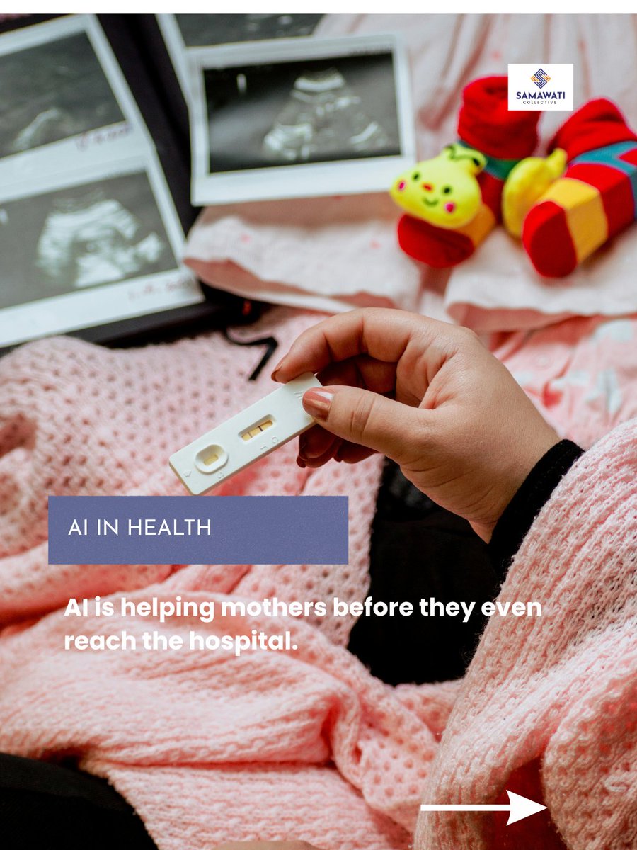 SamawatiCollect's tweet photo. AI is helping strengthen maternal healthcare in Kenya.

From appointment reminders to identifying high-risk pregnancies, AI-enabled tools are supporting frontline health workers to deliver more timely care, not replace them. https://t.co/jT10pwRuDg