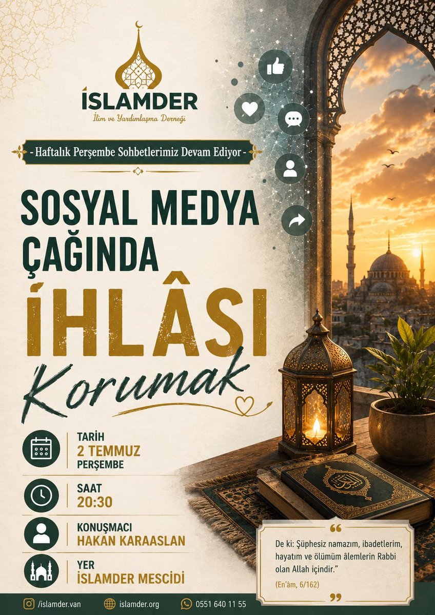 Islamderr's tweet photo. Haftalık Perşembe Sohbetlerimiz Devam Ediyor. https://t.co/hNj6y6Ftkt