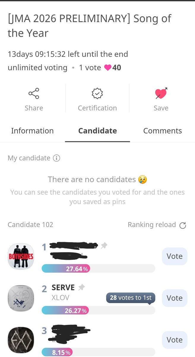 DelilahTee82870's tweet photo. COME ON EVOLS!! WE HAVE TO WIN FIRST PLACE!! VOTE ON IDOL CHAMPP!! IT ENDS JULY 16TH #xlov #EVOL #kpop #IDOLCHAMP #XLOV https://t.co/XApxJ6YhMR
