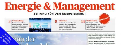 zeitung_energie's tweet photo. "Ladeinfrastruktur ist ein Standortgeschäft" https://t.co/DYuDF7AbHF #Personalbeschaffung #Karriere #Führungskräfte #Personalwirtschaft #Personal https://t.co/viZSOOEoem