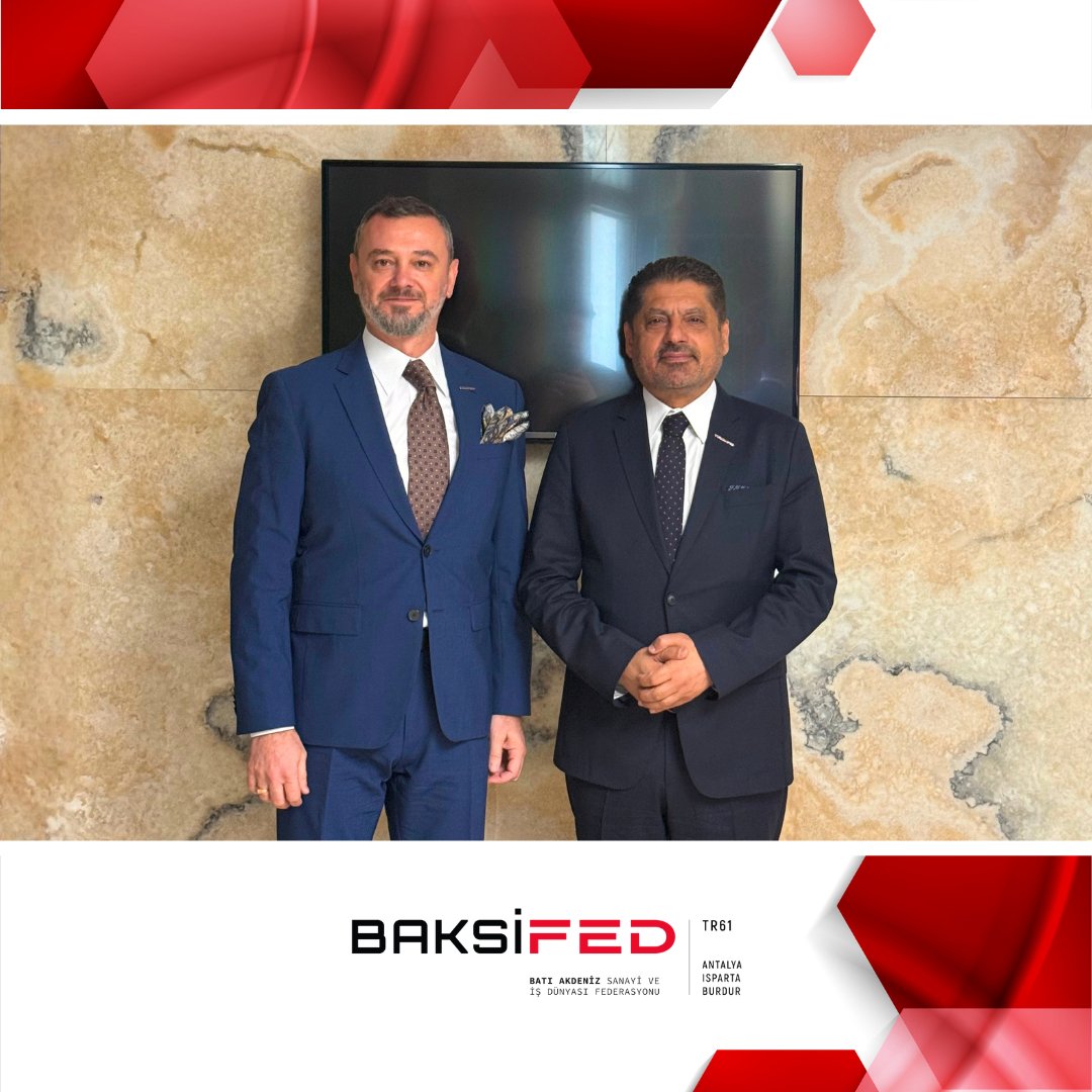 Baksifed's tweet photo. BAKSİFED Başkanımız Sn. @mstcng , Yönetim Kurulu üyelerimiz ve üye dernek başkanlarımızla birlikte @turkonfed Başkanı @Ssonmez01 'i ziyaret etti. Ziyarette iş dünyasının gündemi, bölgesel kalkınma ve iş birliği olanakları değerlendirildi. https://t.co/yR5yjUIfXS