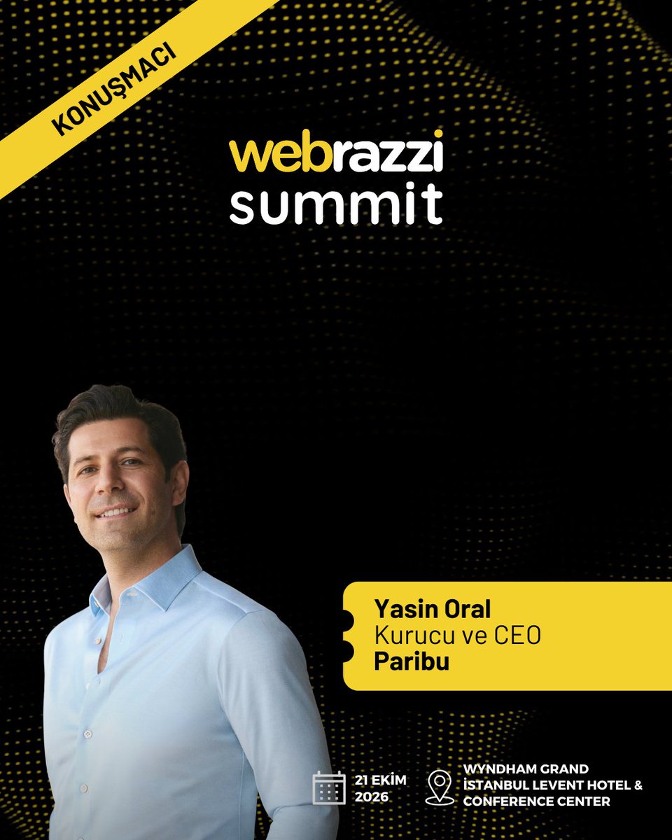 Yasin Oral, Webrazzi Summit 2026'da Kripto Para Ekosistemini Anlatacak