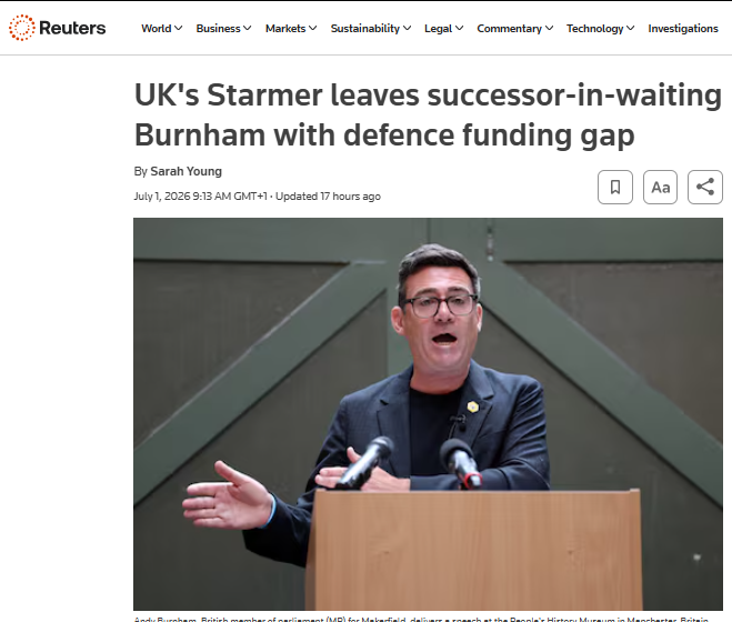 markcurtis30's tweet photo. A corporate media campaign has successfully manufactured a "defence funding gap" -- paving the way for the oligarchy to get the plebs to stump up money for arms corporations and future wars rather than spending to benefit the public. https://t.co/DIpTAiuFAi