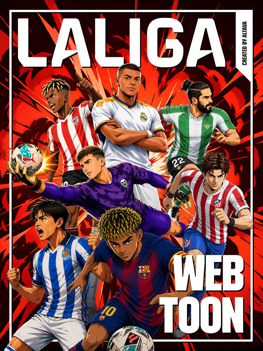 altavagroup's tweet photo. ⚽ LALIGA × ALTAVA

We're excited to officially announce our exclusive partnership with LALIGA to bring an original football webtoon to fans across Korea, Japan, and China.

But this is more than a webtoon.

It's the beginning of a new fan experience - connecting storytelling, short-form content, pop-up events, official merchandise, and digital engagement into one connected ecosystem.

At ALTAVA, we believe the future of global IP is about creating meaningful experiences that extend beyond the screen.

Read more on our Medium 👇
https://t.co/0jyEcKNPng

PR
https://t.co/dv5kU57GgR