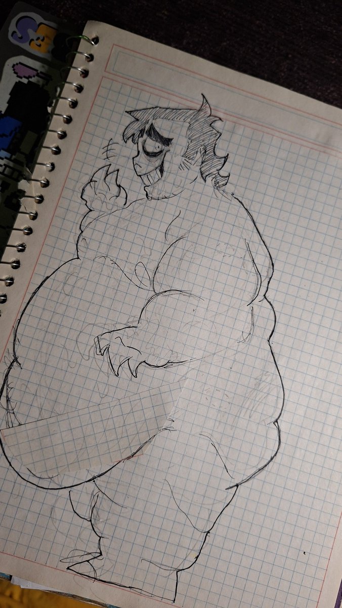 Chuleta350's tweet photo. Do I need to make more corrections Yes 
Will I make them? 
No, because I'm too lazy
#bobvelseb #weightgain #wip https://t.co/ExJILTAZI6