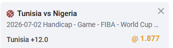 TheBasketWizard's tweet photo. 🔥 FIBA Africa showdown! 🔥
🇹🇳 @fsbbasket take on 🇳🇬 @NigeriaBasket in today’s international clash 💥
Two African basketball powerhouses battle for victory - and our picks stay hot 💰
Follow @thebasketwizard for the 74% win-ratio edge 📈
#FIBAAfrica #Tunisia #Nigeria #Basketball #TheBasketWizard