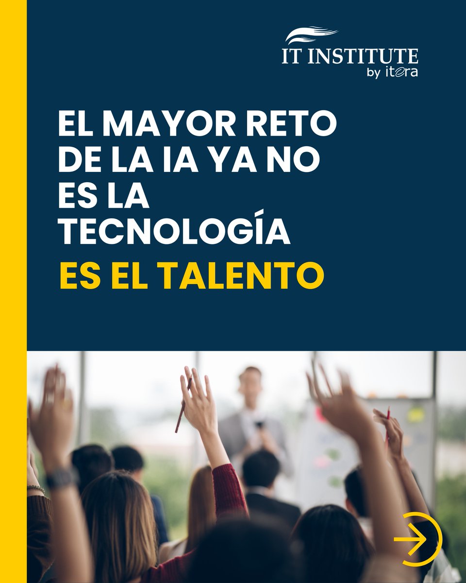 IteraProcess_ES's tweet photo. La IA ya no es el reto. El reto es el talento.
Las empresas ya tienen herramientas, pero la pregunta crítica sigue siendo la misma: ¿tenemos a las personas preparadas para hacer que esto funcione de verdad?
Porque sin capacidades adecuadas, la IA se queda en demo bonita. https://t.co/B1VbwfT3Ss