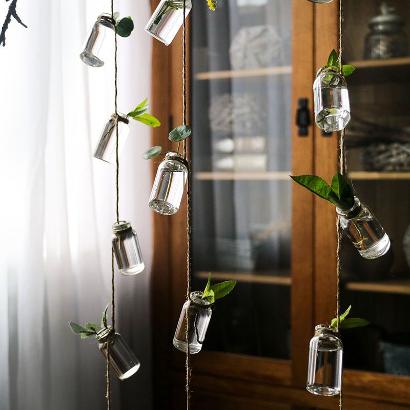 UrbainSaid's tweet photo. [Turn that old mason jar into a stylish plant propagation station! No fancy tools needed – just some string and water.  #UpcyclingDIY]， https://t.co/Z2zGu0cCLo