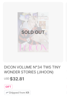 kindyoungjae's tweet photo. Both versions of Jihoon's Dicon and Youngjae's Wonder Stories are sold out on the Weverse Shop. I'm so proud of them . Also Youngjae , Most of his individual products are sold out. https://t.co/NeyfSIjkBY