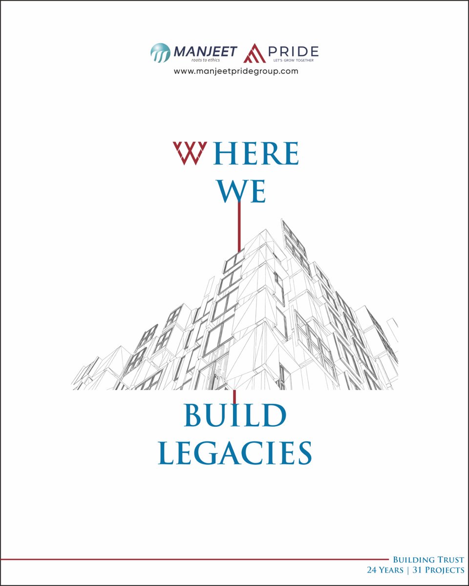 Manjeet_Pride's tweet photo. We don't just create spaces—we build legacies that inspire generations. Crafted with purpose, built to last.
#ManjeetPrideGroup #WhereWeBuildLegacies #LegacyLiving #TimelessDevelopment #QualityConstruction #RealEstateExcellence #FutureReady #PrideGroup #BuildingCommunities https://t.co/P5JnUdCVnu