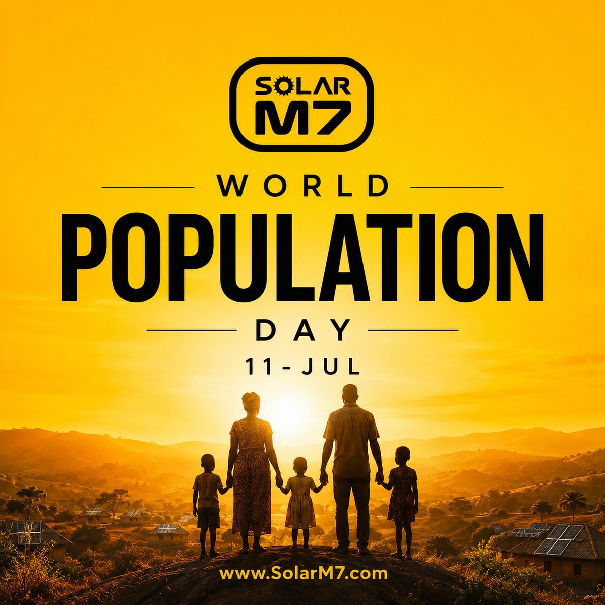 100DaysofSolar's tweet photo. A growing world needs sustainable solutions. On World Population Day, let’s stand for family, dignity, and renewable energy.

#WorldPopulationDay #SolarM7 https://t.co/rEoODn7nps